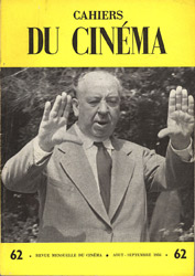 Alfred Hitchcock durante un rodaje