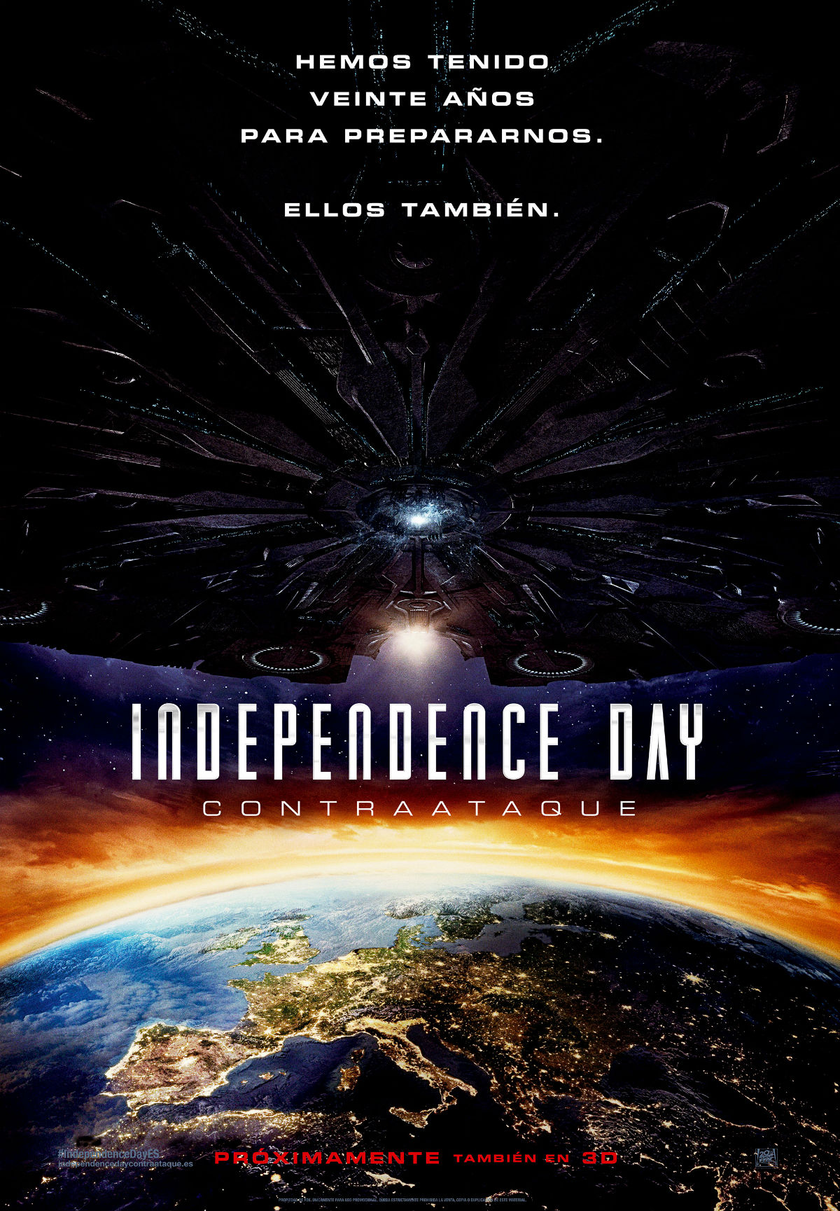 Póster promocional de Independence Day: Contraataque