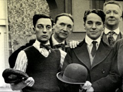 Buster Keaton y Charles Chaplin
