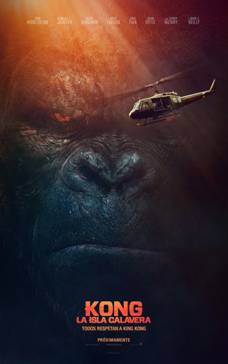 Cartel de la película Kong, la isla calavera