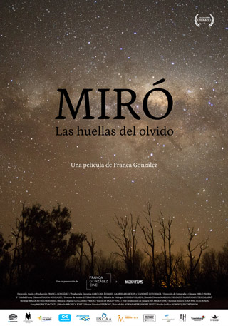Cartel de la película Miró, las huellas del olvido