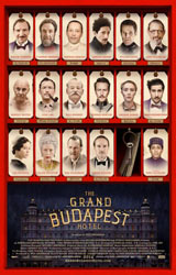 Cartel de la película el gran hotel Budapest